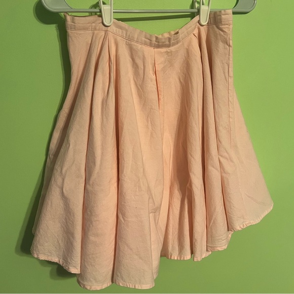 Modcloth Baby Pink/Peach Retro Circle Skirt - Picture 3 of 4